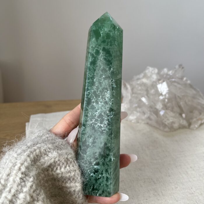 grüner Fluorit mit Mica - selten – Bild 5